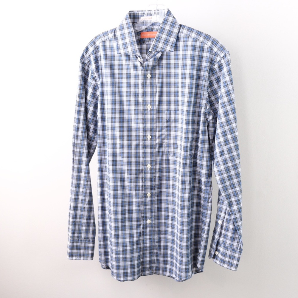 Hudson & Jane Long Sleeve Plaid Button-up